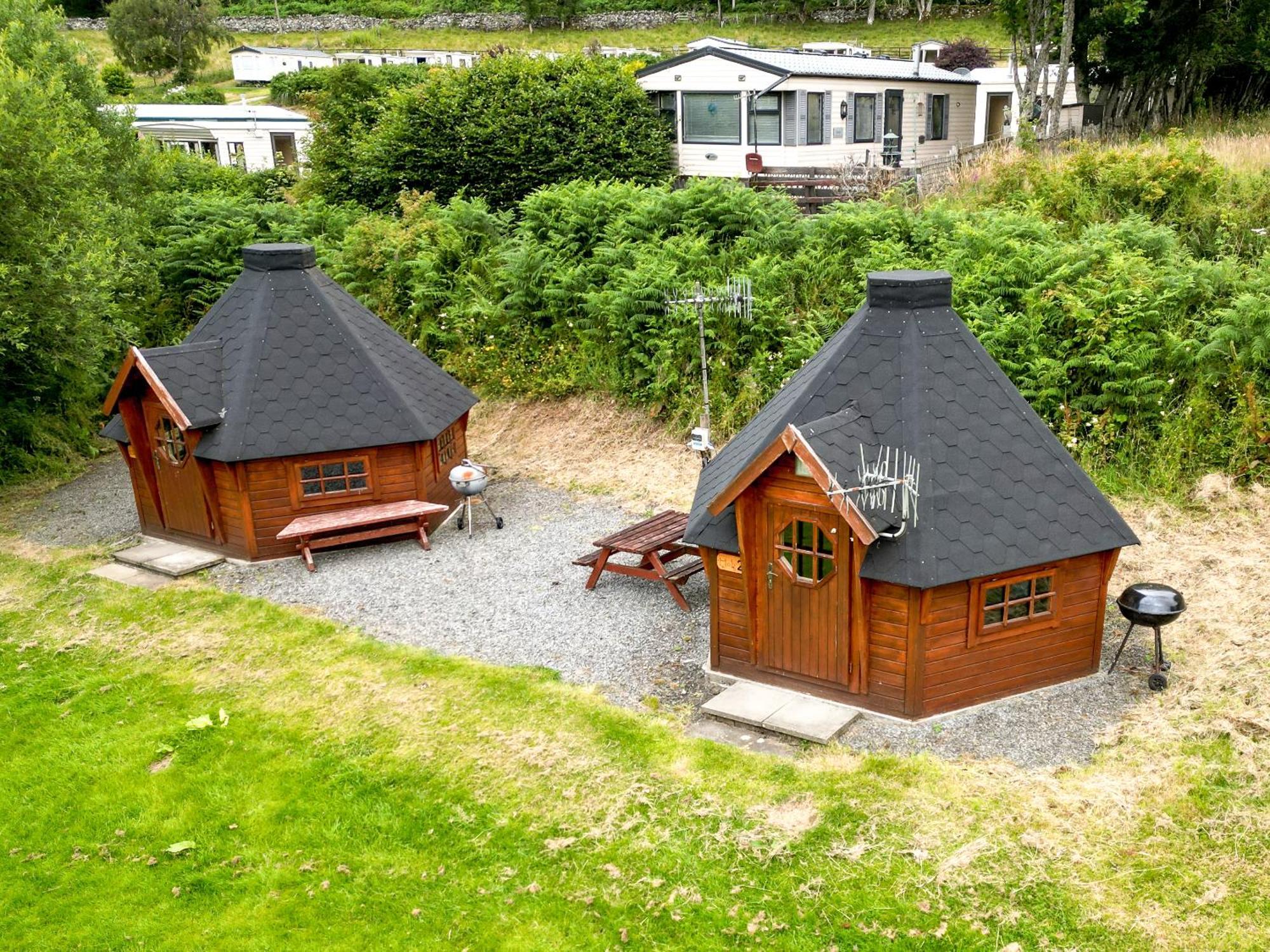 Cruachan Caravan And Camping Farm Киллин Экстерьер фото
